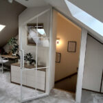 Drzwi loft skos poddasze