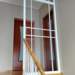 Przeszklenie połączone z balustradą